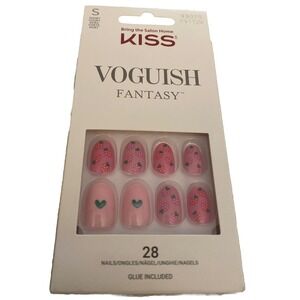 imPRESS Voguish Fantasy 28 Nails - Glue Included #‎ 93070 -Short - Strawberries